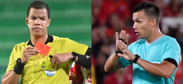 Alexander Ospina y Nicolás Gallo, árbitros FIFA de Colombia - VizzorImage