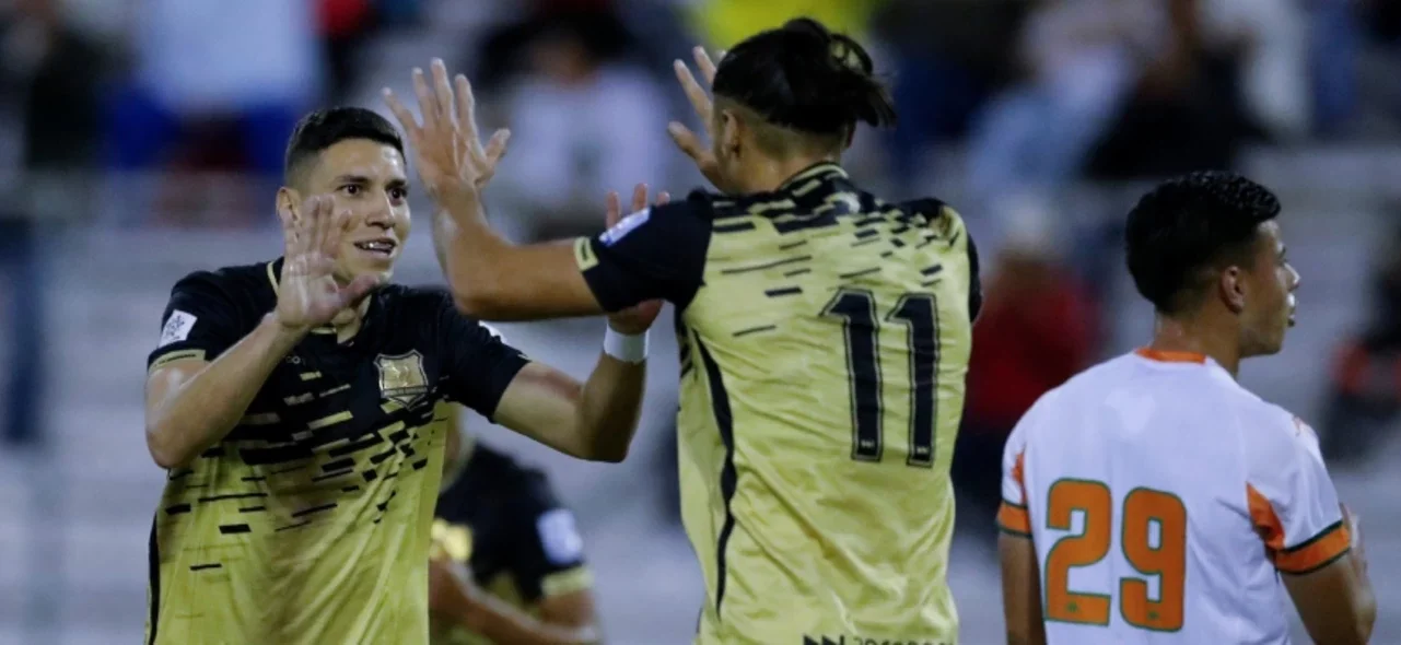 Johan Caballero marcó la senda del triunfo de Águilas sobre Envigado - VizzorImage