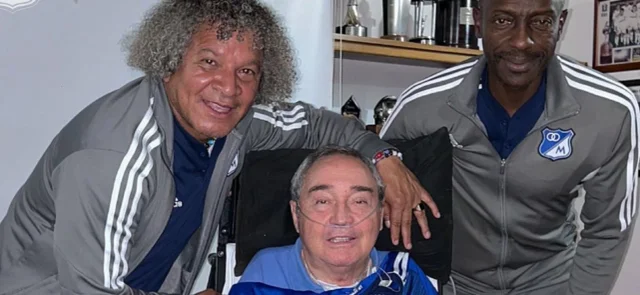 Luis Fernando Montoya lució la camiseta de Millonarios / Foto Millonarios