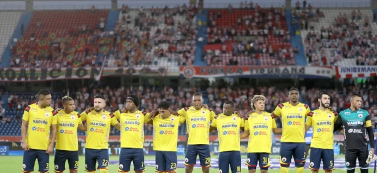 Pasto desperdició su opción de empatar ante Junior en Barranquilla. / Foto: Vizzorimage.