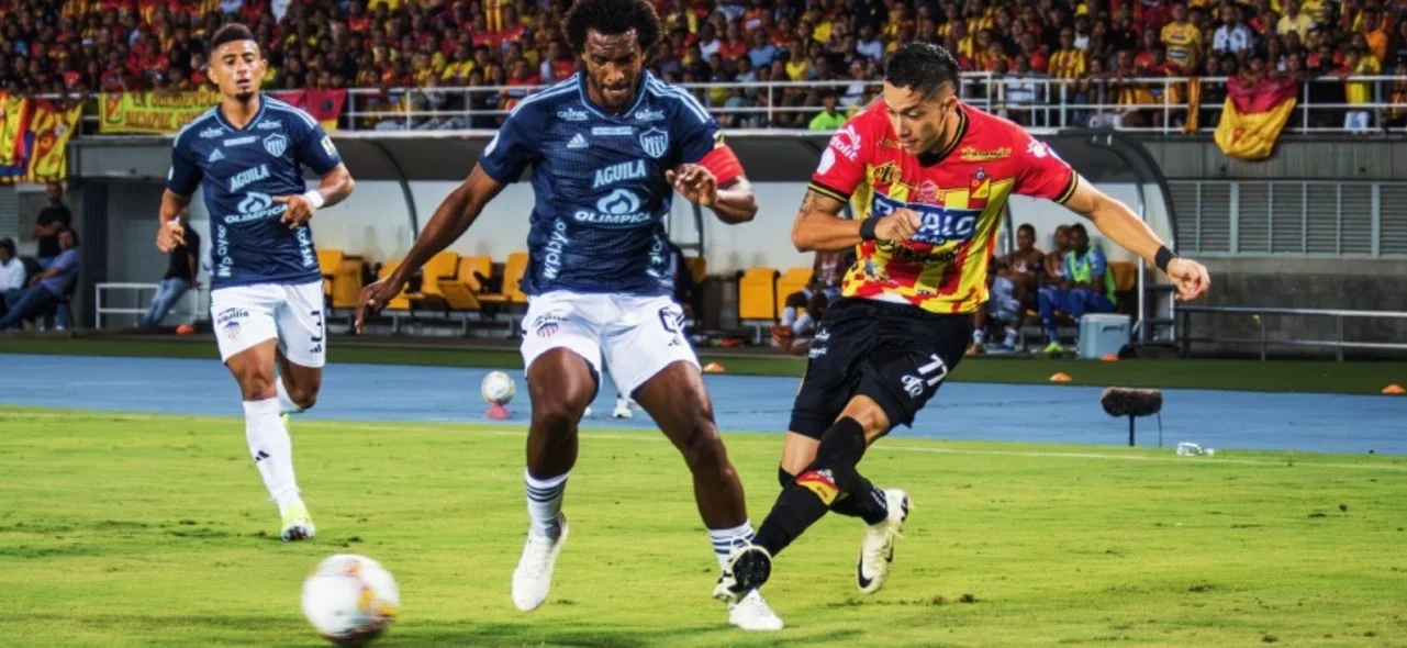 Junior, sobre el final, rescató un empate ante Pereira. / Foto: X Pereira.