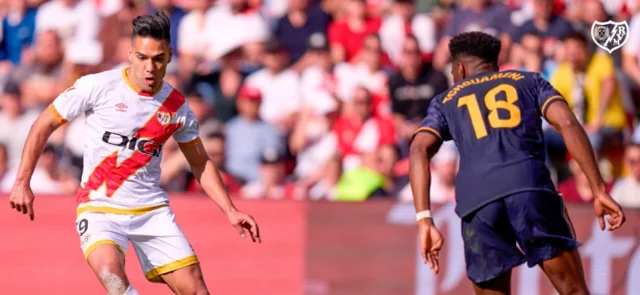 Radamel Falcao y las pistas de su próximo club. / Foto: X Rayo Vallecano.