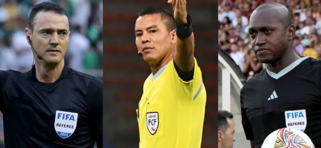 Wilmar Roldán, Luis Matorel y Jhon Hinestroza: árbitros colombianos - VizzorImage