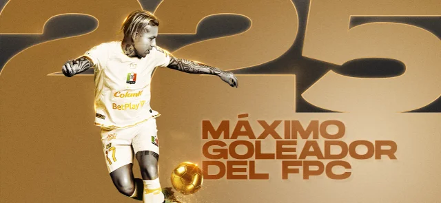 Dayro Moreno se convirtió en el máximo goleador del FPC