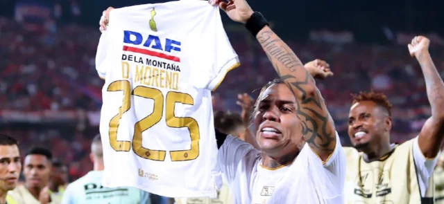 Dayro Moreno marcó su gol 225 en el FPC en el Atanasio Girardot. / VizzorImage - Daniel Gallo