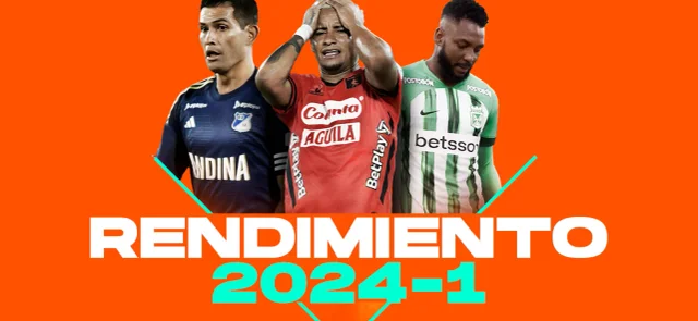 Rendimiento 2024-1 de Millonarios, América y Nacional - Win Sports