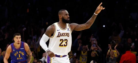 LeBron James, jugador de los Lakers - AFP