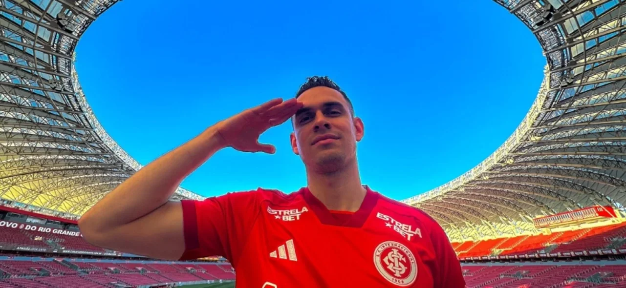 Borré fue ovacionado por los hinchas de Inter de Porto Alegre / Foto Inter de Porto Alegre