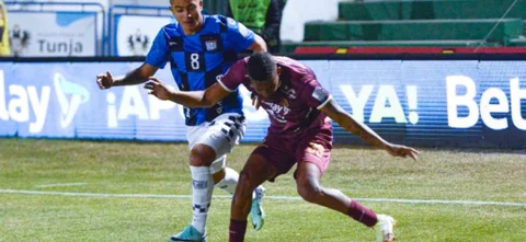 Empate a un gol entre Boyacá Chicó y Tolima - VizzorImage / Macgiver Baron
