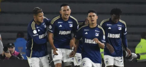 Daniel Cataño inició la remontada de Millonarios a Santa Fe - VizzorImage