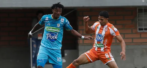 Jaguares empató contra Envigado 2-2. / Foto: Vizzorimage.