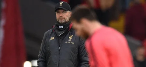 Jürgen Klopp observa el entrenamiento de Lionel Messi - AFP