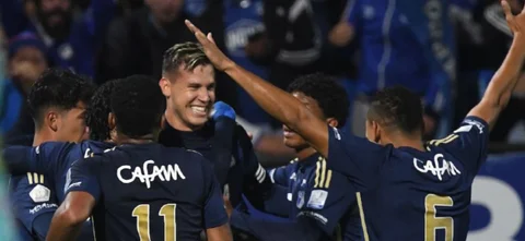 Álvaro atajó penal y Millonarios festejó ante Fortaleza | Foto: VizzorImage / Felipe Caicedo