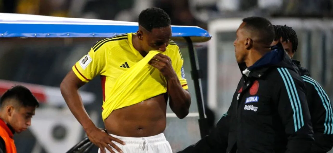 Yerry Mina ‘se bajó’ de la convocatoria de la selección Colombia / AFP