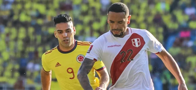 Radamel Falcao en la derrota de Colombia 0-1 ante Perú - VizzorImage