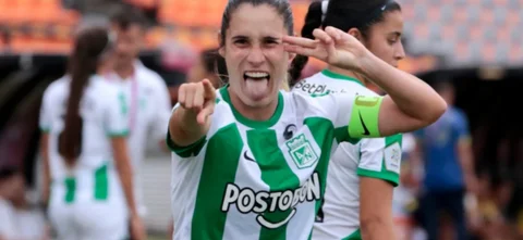 Daniela Montoya fue una de las figuras del partido - VizzorImage / Donaldo Zuluaga