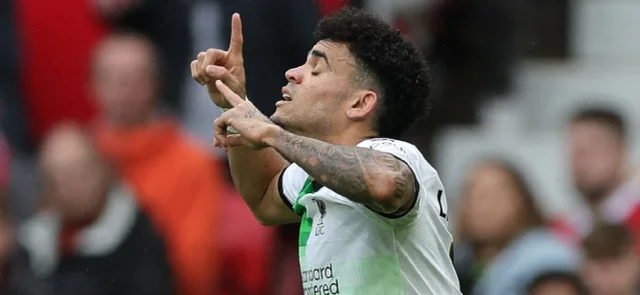 El delantero Luis Díaz suma 16 goles con Liverpool en la Premier League - AFP