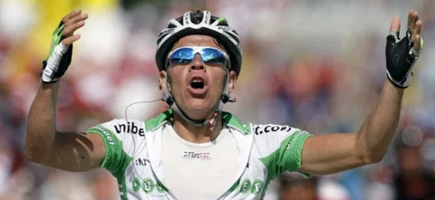 Rigoberto Urán durante competencia en 2007 - AFP