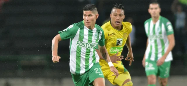 Jorman Campuzano jugando para Atlético Nacional en 2018 / VizzorImage / León Monsalve