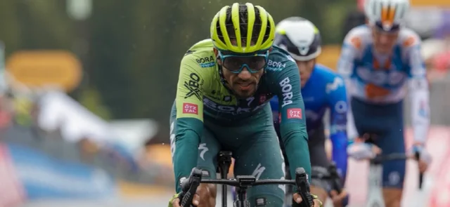 Daniel Felipe Martínez fue el mejor colombiano del Giro de Italia 2024 / @BORAhansgrohe
