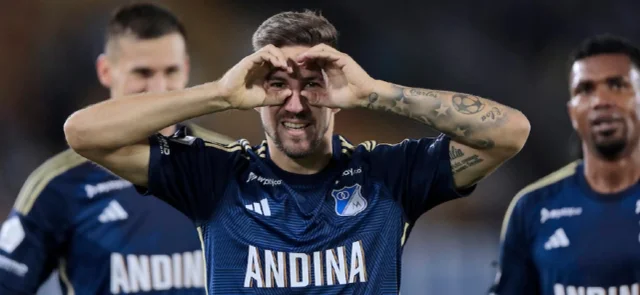 Santiago Giordana llegó a Millonarios tras ser goleador del fútbol peruano / VizzorImage / Andres Rot