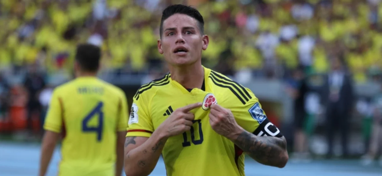 James Rodríguez, volante de la Selección Colombia - VizzorImage / Jairo Cassiani