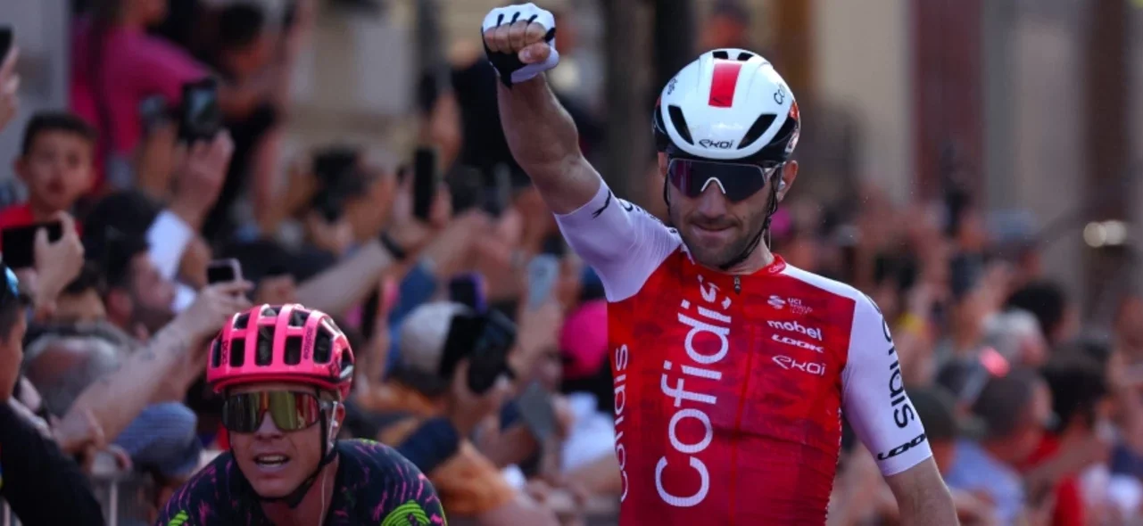 Benjamin Thomas conquistó la etapa 5 del Giro de Italia - AFP