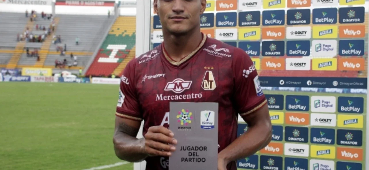 Brayan Rovira, jugador de Deportes Tolima / VizzorImage / Juan Torres /