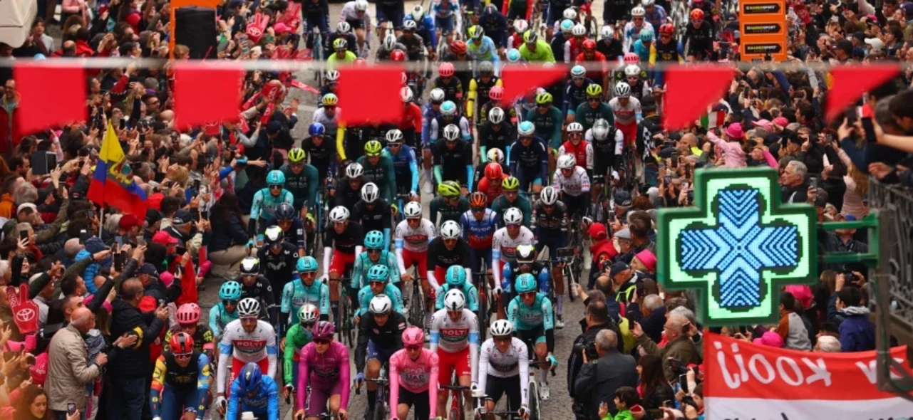 El Giro de Italia disputó la etapa 4 el 7 de mayo - AFP