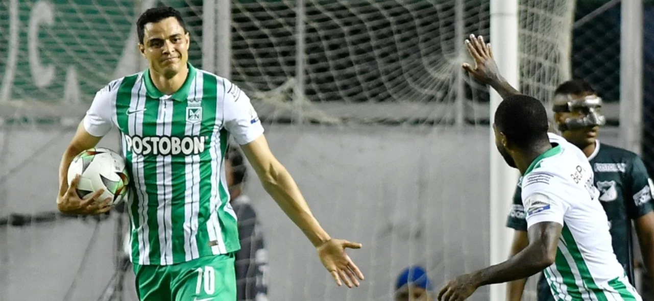 Giovanni Moreno y Dorlan Pabón en Atlético Nacional - VizzorImage