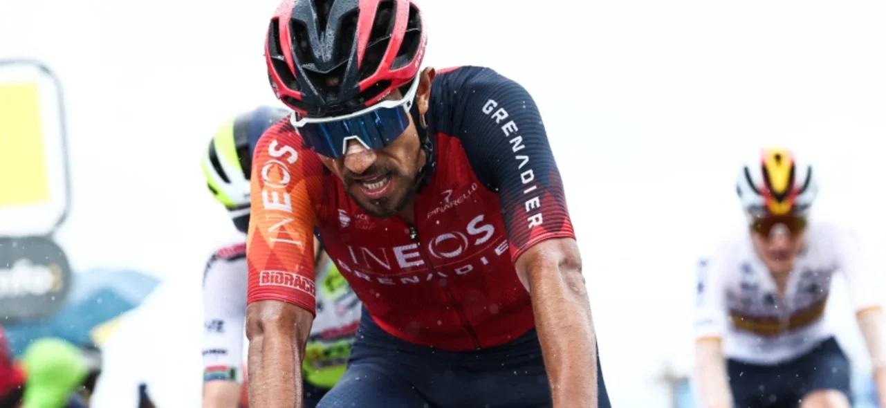 El colombiano Daniel Felipe Martínez quedó segundo en la etapa del Giro / ANNE-CHRISTINE POUJOULAT / AFP