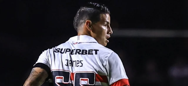 James Rodríguez con Sao Paulo - AFP