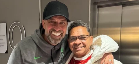 Jürgen Klopp y Mané Díaz - Instagram: @mane_diaz_26