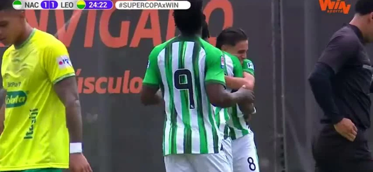 Nacional venció 3-2 a Leones en la Supercopa Juvenil sub-19