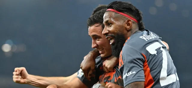 Olympiacos derrotó en el juego de ida de la semifinal a Aston Villa - AFP