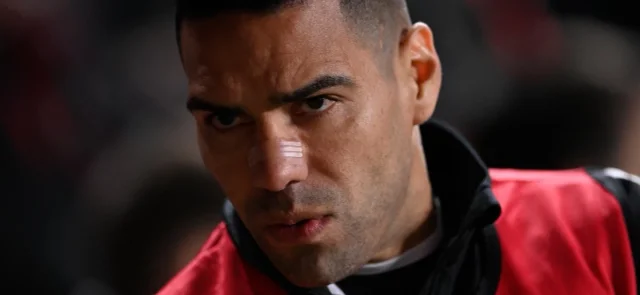 Falcao García abandonaría el fútbol español a final de temporada / OSCAR DEL POZO / AFP