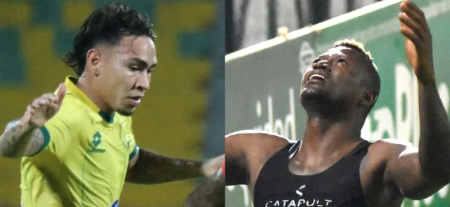 Ricardo Márquez y Duvier Riascos, delanteros colombianos - VizzorImage