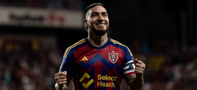 'Chicho' Arango sentenció la goleada de Salt Lake ante Austin con triplete - X: @realsaltlake