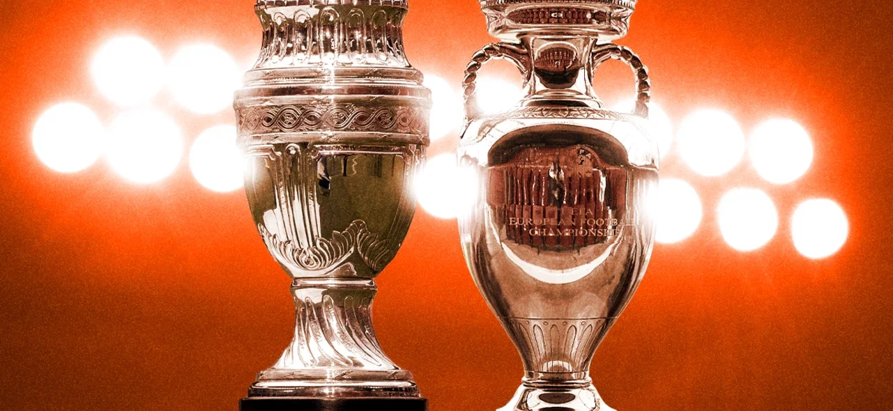 Trofeos de la Copa América y la Eurocopa - Win Sports