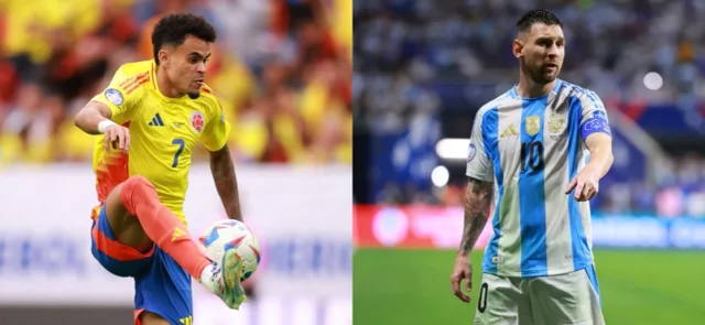 Luis Díaz y Lionel Messi son dos de las mejores figuras presentes en la Copa América 2024 / AFP