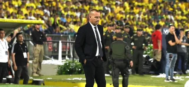 Rafael Dudamel fue campeón de Liga BetPlay con Deportivo Cali en 2021 / VizzorImage / José David Martínez