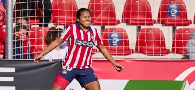 Leicy Santos se despidió de Atlético de Madrid / AFP
