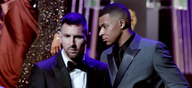Messi y Mbappé - FRANCK FIFE / AFP