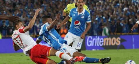 Millonarios vs Santa Fe final de vuelta de la Liga 2017-II / Vizzorimage / Felipe Caicedo