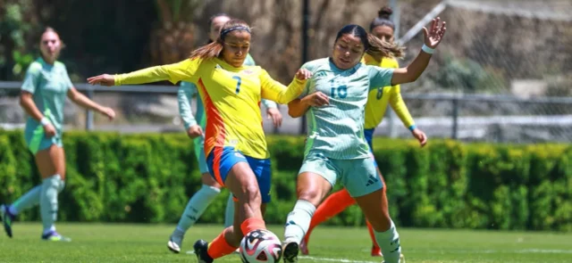 La selección Colombia Femenina Sub-17 tuvo un encuentro amistoso contra México / FCF