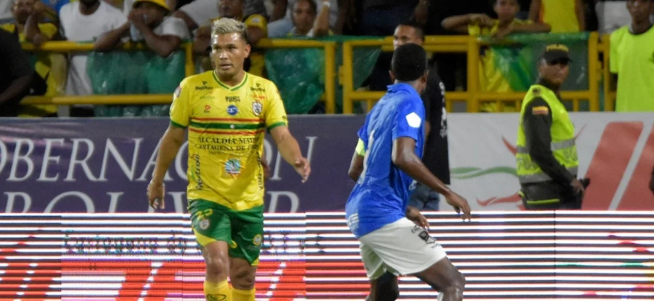 Teófilo Gutiérrez anotó 3 goles en 16 partidos con Real Cartagena / VizzorImage / Javier Garcia