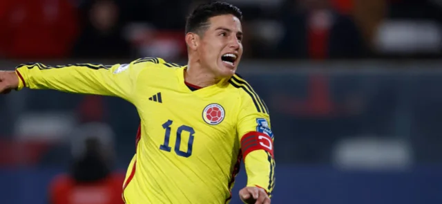 James Rodríguez y un nuevo logro con la selección Colombia / AFP