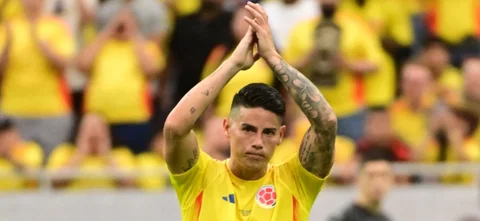 James Rodríguez dio 2 asistencias en el partido / AFP