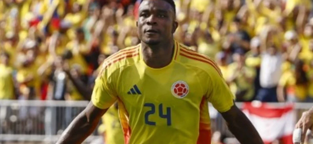 Jhon Córdoba - Delantero de selección Colombia - AFP
