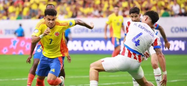 Luis Díaz en el Colombia 2-1 Paraguay - AFP